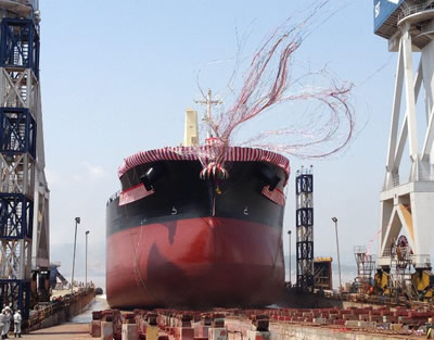 TESS45 Subsequent Model “TESS45BOX”                    First Ship Launches from Group Shipyard in China