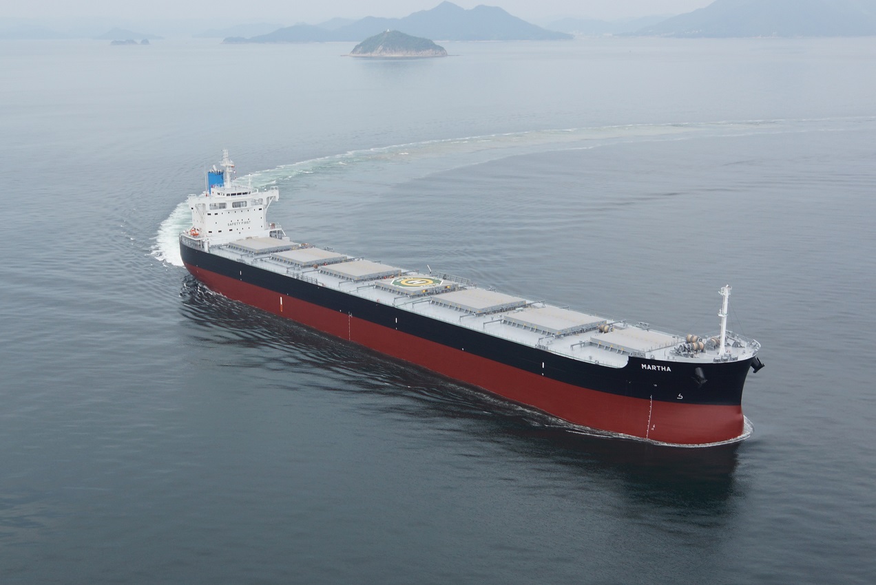 常石グループの国内造船会社、多度津造船でばら積み貨物船“カムサマックスバルカー”グループ通算192隻目を竣工・引渡