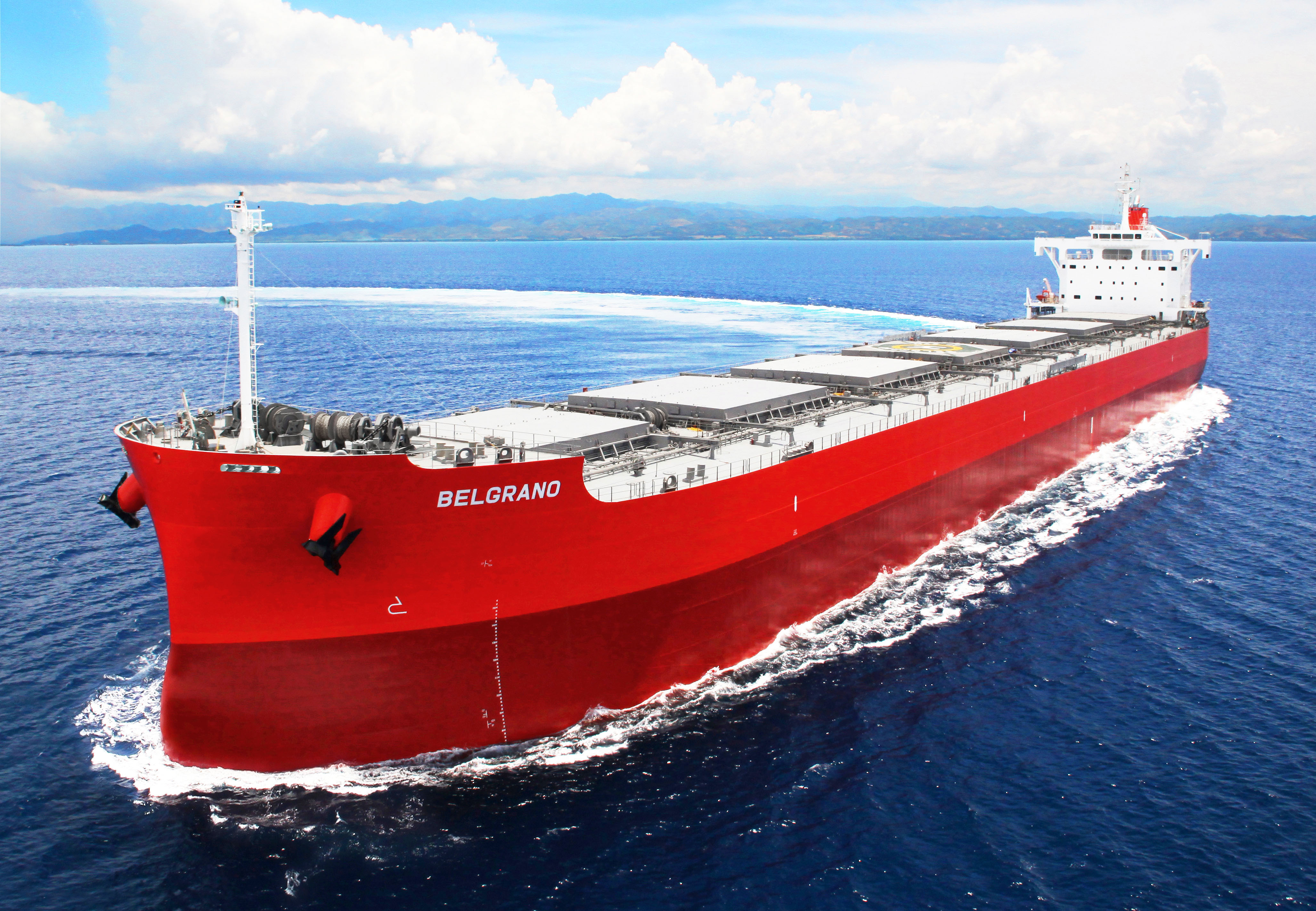 ばら積み貨物船“カムサマックスバルカー”グループ通算213隻目を竣工・引渡　～常石造船のフィリピンのグループ会社、ツネイシ・ヘビー・インダストリーズ・セブ