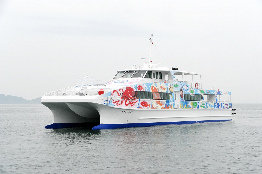 ツネイシクラフト&ファシリティーズ、明石海峡航路新船舶「まりん・あわじ」を竣工・引渡