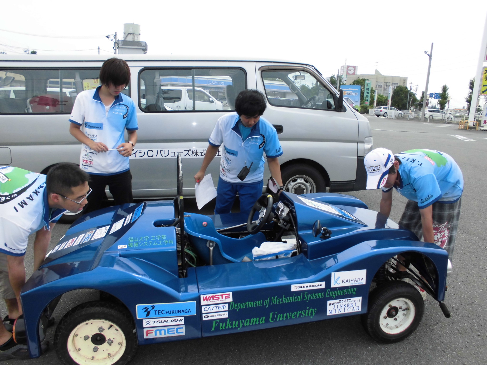 ツネイシCバリューズが福山大学EV学生製作プロジェクトを支援。電気自動車で1,000km走破「EV四国一周プロジェクト2015」に挑戦