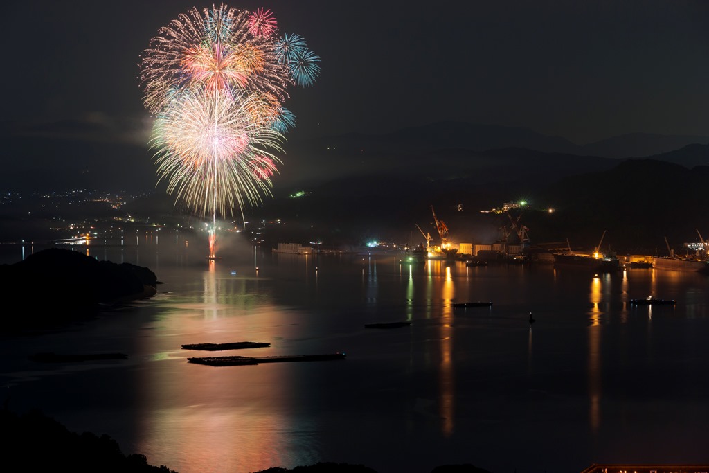 真夏の夜を彩る感動が再び!!「ツネイシ花火」開催
～ツネイシみらい財団～